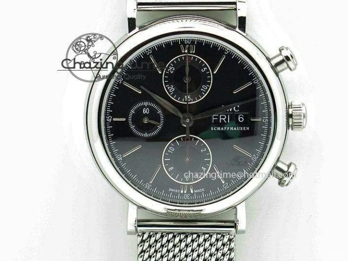 MIROTIME 0227 Ingeniuer St.Laurens SS Black Dial MK 1:1 Best Edition On Black Leather Strap  A Seasonal 7367